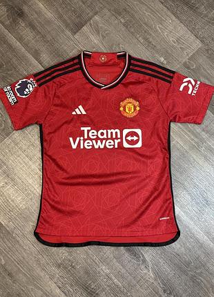 🔥 manchester united 23/24 home jersey 🔴 adidas оригінал | s-m | aeroready