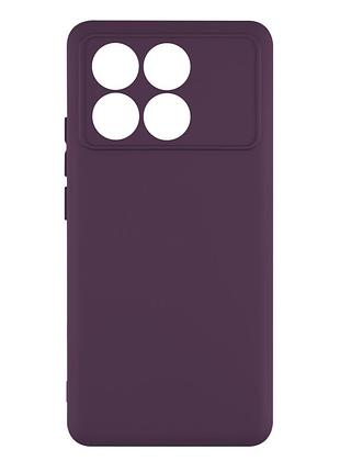 Чохол silicone cover з рамкою камери (a) для xiaomi 14 elegant purple