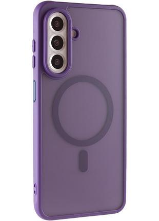 Чохол-накладка tpu bloom з magsafe для samsung galaxy a17 4g/5g стильний та міцний захист purple