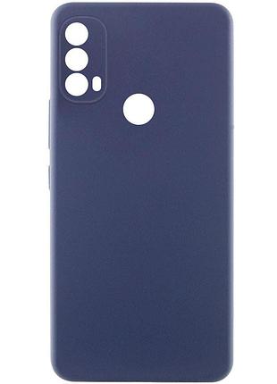 Силіконовий чохол silicone cover lakshmi full camera (aaa) для motorola moto e40 захистом камери з бархатистою поверхнею soft