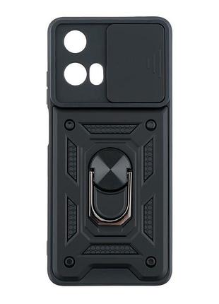 Чохол накладка з кільцем armor guard shield motorola e14 black (36360_3607593)