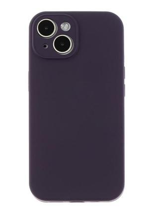 Чехол с защитой камеры silicone case full apple phone 16 elderberry (35899_3605653)