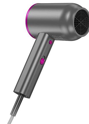 Фен для волос hoco hp13 hot and cold air (1600w) rose red