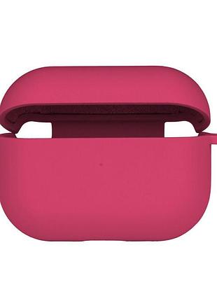 Чехол с микрофиброю silicone case airpods pro shiny pink