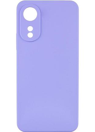 Чохол silicone cover lakshmi full camera (aaa) для oppo a78 4g бузковий / dasheen