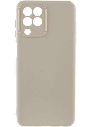 Чехол tpu getman liquid silk full camera для samsung galaxy m33 5g песочный / sand