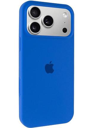 Чохол silicone case full protective (aa) для apple iphone 17 pro (6.3") синій / capri blue