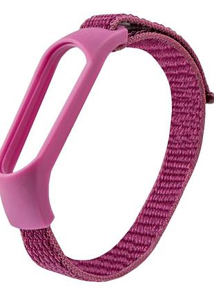 Ремешок на липучье nylon для фитнес-браслета xiaomi mi band 7 / mi band 6 / mi band 5 / mi band 4 / mi band 3