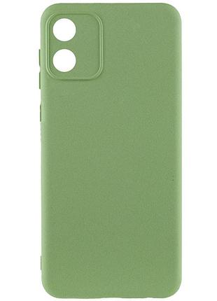 Чохол silicone cover lakshmi full camera (a) для motorola moto e13 зелений / pistachio