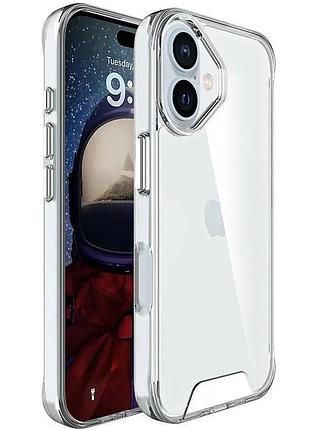 Чехол-накладка tpu space case apple iphone 16 transparent (35280_3345666)