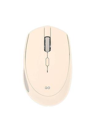 Беспроводная оптическая мышка fantech w193 silent click usb 2.4ghz beige