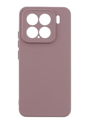 Чехол silicone cover с рамкой камеры (a) для xiaomi 15 pink sand