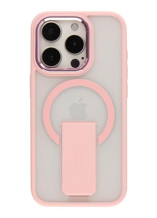 Чохол із підставкою flexguard tpu pc magnetic для iphone 16 pro max pink