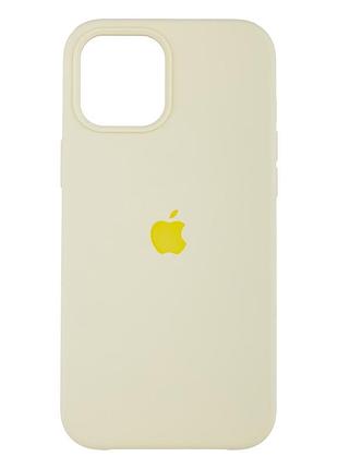 Чехол original для apple iphone 12 pro max crem yellow