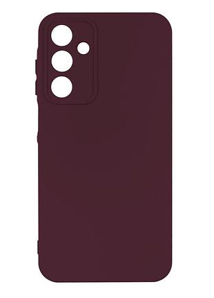 Чехол silicone cover с рамкой камеры (a) для samsung galaxy a25 5g (a256) maroon