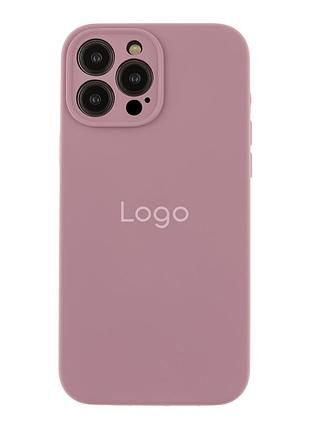 Чехол silicone case full с защитой камеры для iphone 13 pro blackcurrant