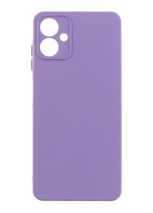 Чехол silicone cover с рамкой камеры (a) для samsung galaxy a06/a065 elegant purple