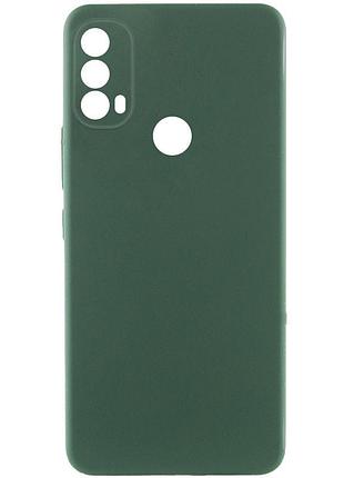 Чехол silicone cover lakshmi full camera (aaa) для motorola moto e40 зеленый / cyprus green