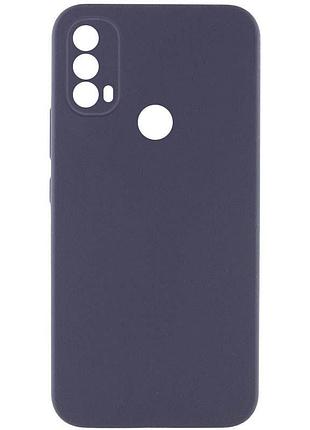Чехол silicone cover lakshmi full camera (aaa) для motorola moto e40 серый / dark gray