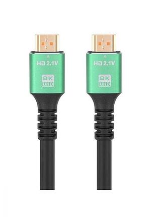 Кабель wuw hdmi-hdmi deep color 2.1v 8k 120hz/60hz 120 fps 5 m черный