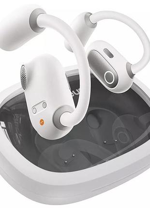 Беспроводные tws наушники baseus eli fit os open-ear (a00073200) moon white