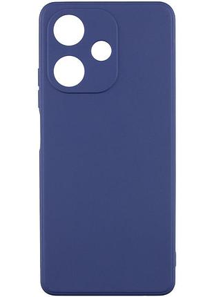 Силиконовый чехол candy full camera для infinix hot 30 play синий / dark blue