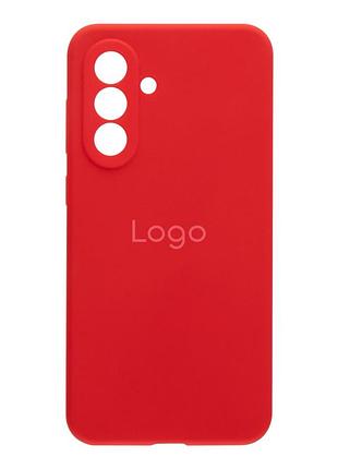 Чохол-накладка liquid silicone (aa) із захистом на камеру для samsung galaxy a26 5g red