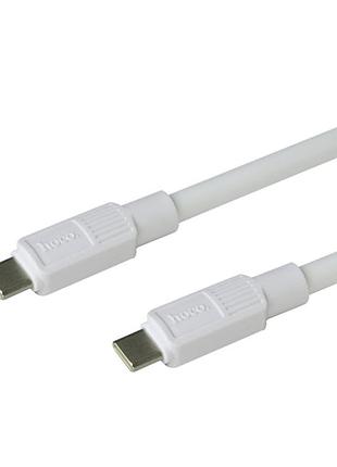Кабель usb hoco x84 type-c to type-c 60w charging data cable, 1m, pvc material, support up to 60w (20v / 3a)