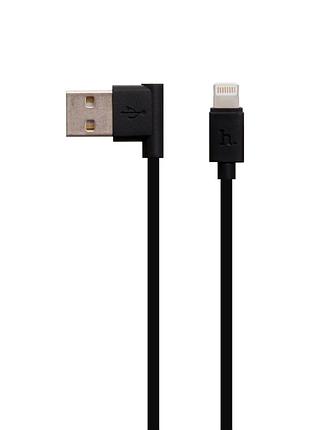 Кабель usb hoco upl11 l share usb - lightning 2a 1.2m чорний