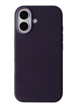 Чохол накладка silicone case metal buttons apple iphone 16 purple (36097_3606670)