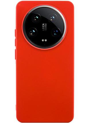 Чехол silicone cover lakshmi (aaa) для xiaomi 14 ultra красный / red