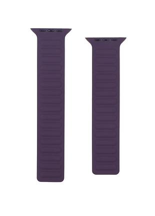 Ремінець magnetic для apple watch 49 / apple watch 45 / apple watch44 / apple watch 42 mm elderberry
