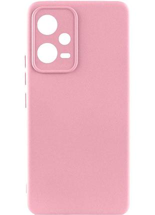 Чехол silicone cover lakshmi full camera (aaa) для xiaomi poco x5 5g / redmi note 12 5g розовый / light pink