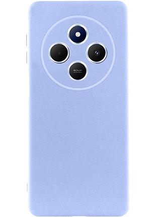 Чехол tpu getman liquid silk full camera для xiaomi redmi 14c / poco c75 сиреневый / light purple