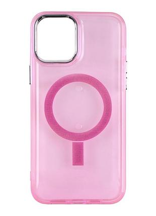 Чехол spase lollipop с magsafe для iphone 12 / iphone 12 pro pink