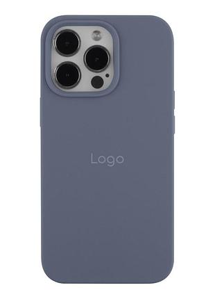 Чохол silicone case (aa) для iphone 13 pro max lavender grey