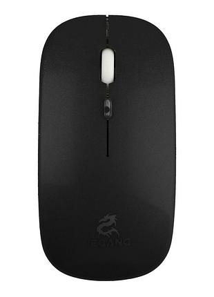 Беспроводная оптическая мышка jeqang jw-ap01 bluetooth v5.1 и usb адаптера на частоте 2.4ghz black