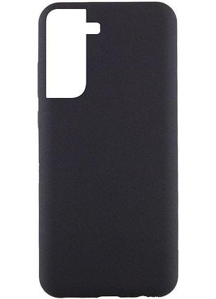 Чехол silicone cover lakshmi (aaa) для samsung galaxy s21 fe черный / black