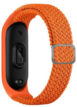 Плетеный ремешок elastic adjustment для xiaomi mi band 7 / mi band 6 / mi band 5 / mi band 4 / mi band 3