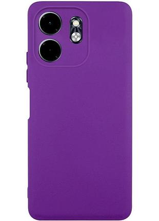 Чохол tpu getman liquid silk full camera для infinix smart 9 4g / hot 50i фіолетовий / purple