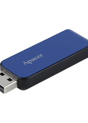 Флешка юсб apacer ah333 32gb usb flash drive 2.0 пам'ять 32 гб blue