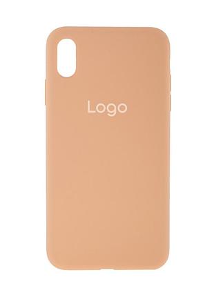 Чехол original full size для apple iphone xs max grepefruit