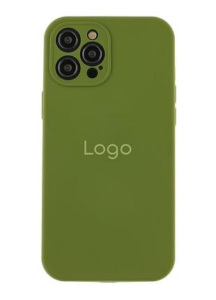 Чехол original full size with frame для apple iphone 12 pro army green