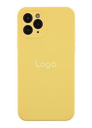 Чохол original full size square для apple iphone 11 pro yellow