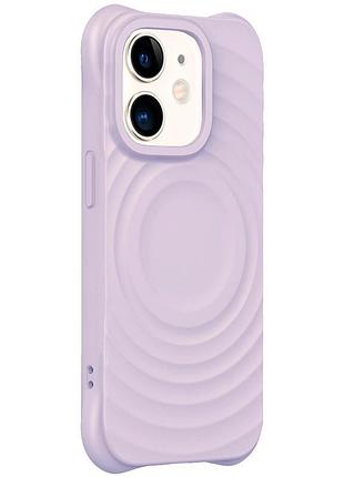 Чохол-накладка tpu orbit об'ємний 3d дизайн із magsafe для apple iphone 11 dasheen
