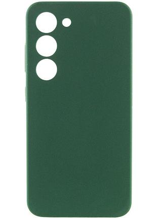 Чохол silicone cover lakshmi full camera (aaa) для samsung galaxy s22 зелений / cyprus green