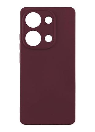 Чехол silicone cover с рамкой камеры (a) для xiaomi redmi note 13 5g maroon