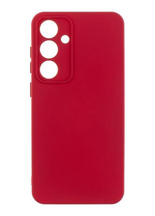Чехол silicone cover с рамкой камеры (a) для samsung galaxy s24 fe 5g maroon