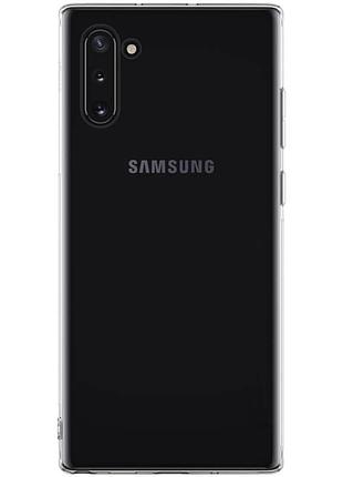 Tpu чехол epic transparent 1,5mm для samsung galaxy note 10 бесцветный (прозрачный)