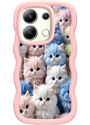 Чохол tpu cloudy pictures для xiaomi redmi note 13 5g kittens